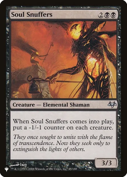 Soul Snuffers, Magic card PLST EVE-45 — The List set