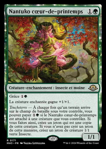 Nantuko cœur-de-printemps, carte Magic MH3 171 — extension Modern Horizons 3