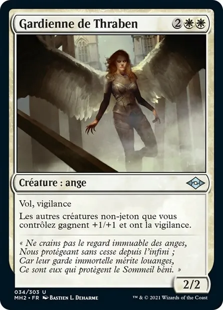 Gardienne de Thraben, carte Magic MH2 34 — extension Horizons du Modern 2