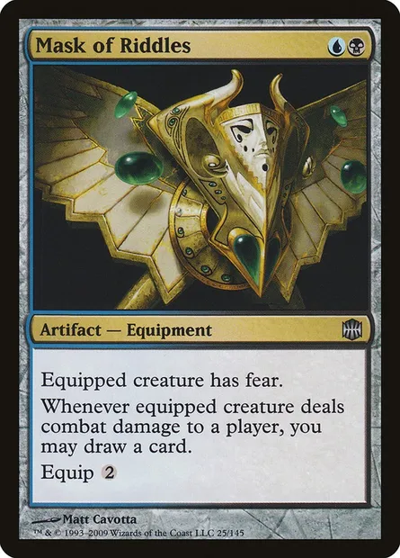 Mask of Riddles, Magic card ARB 25 — Alara Reborn set