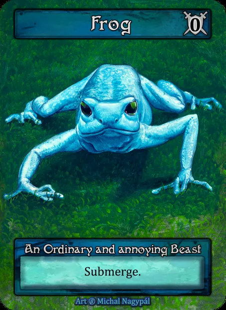 Frog, Sorcery card BET 065 — Beta set