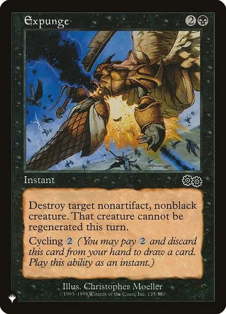 Expurgation, carte Magic PLST USG-135 — extension The List