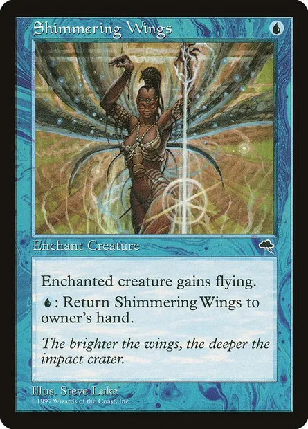 Shimmering Wings, Magic card TMP 87 — Tempest set