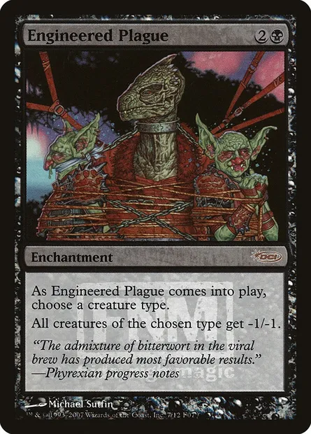 Engineered Plague, Magic card F07 7 — Friday Night Magic 2007 set