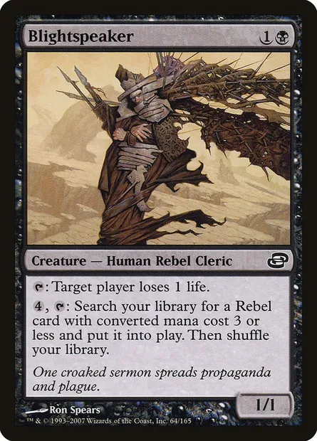 Blightspeaker, Magic card PLC 64 — Planar Chaos set