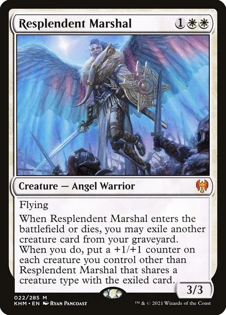 Resplendent Marshal, Magic card KHM 22 — Kaldheim set