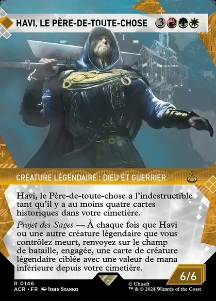 Havi, le Père-de-toute-chose, carte Magic ACR 146 — extension Assassin's Creed