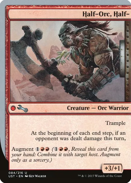 Half-Orc, Half-, carte Magic UST 84 — extension Unstable