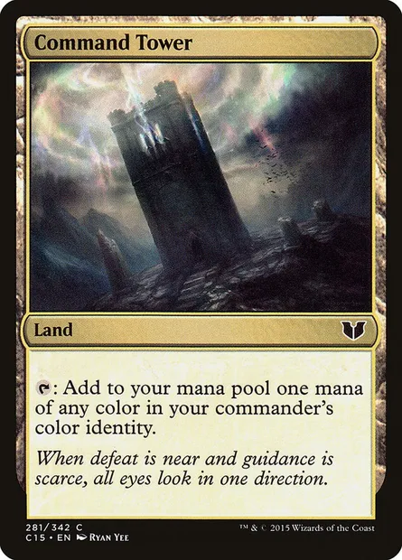 Command Tower, Magic card C15 281 — Commander 2015 set