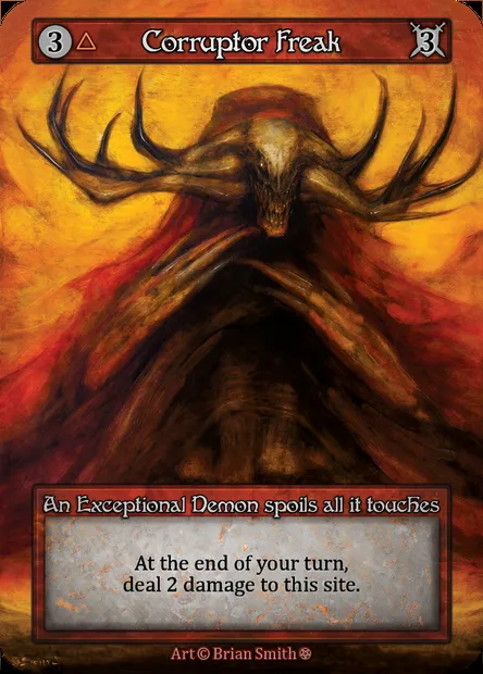 Corruptor Freak, carte Sorcery GOT 047 — extension Gothic