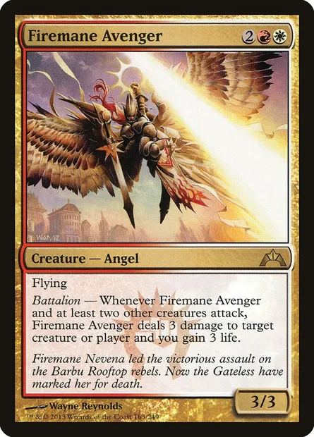 Firemane Avenger, Magic card GTC 163 — Gatecrash set