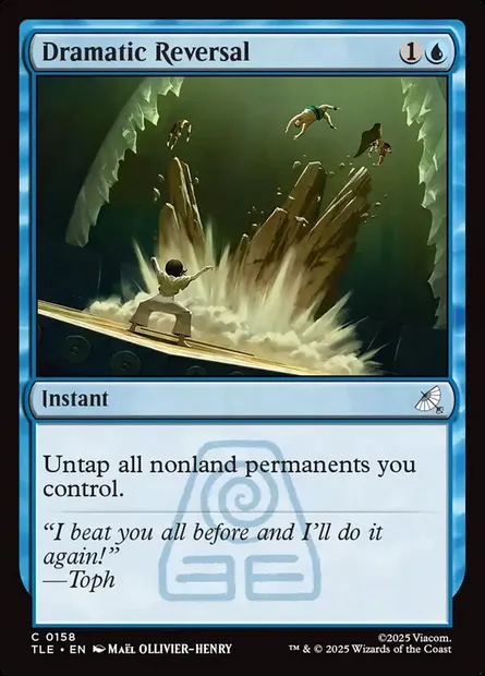Dramatic Reversal, Magic card TLE 158 — Avatar: The Last Airbender Eternal set