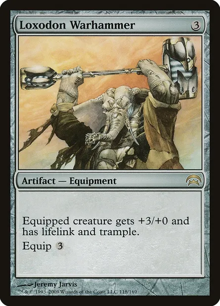Loxodon Warhammer, Magic card HOP 118 — Planechase set