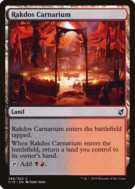 Rakdos Carnarium, Magic card C19 266 — Commander 2019 set