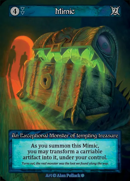 Mimic, carte Sorcery GOT 127 — extension Gothic