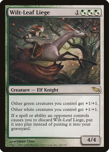 Wilt-Leaf Liege, Magic card SHM 245 — Shadowmoor set