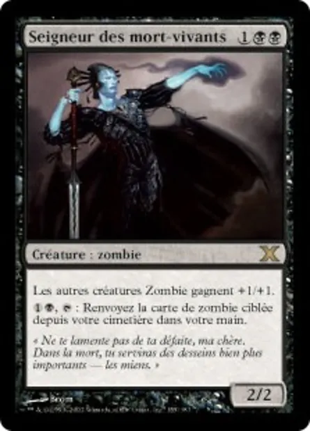 Seigneur des mort-vivants, carte Magic 10E 155 — extension Dixième édition