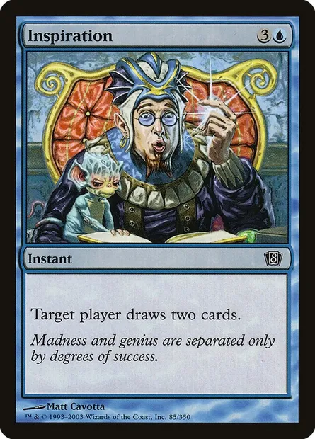 Inspiration, Magic card 8ED 85★ — Eighth Edition set