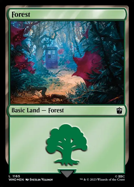 Forest, Magic card WHO 1165 — Doctor Who set