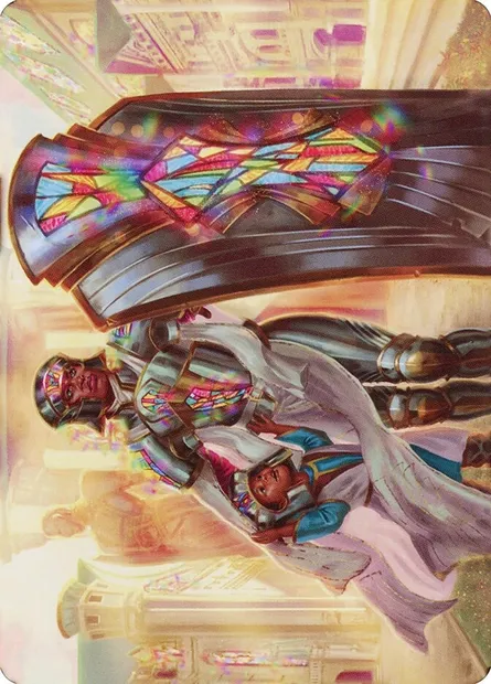 Guardian of New Benalia // Guardian of New Benalia, Magic card ADMU 8 — Dominaria United Art Series set