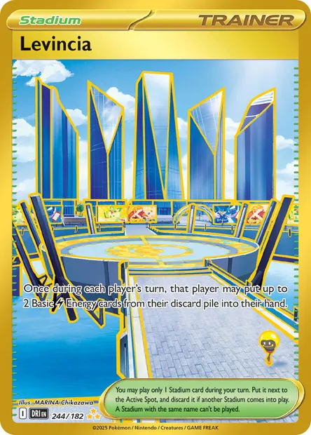 Levincia, Pokémon card DRI 244 — Destined Rivals set