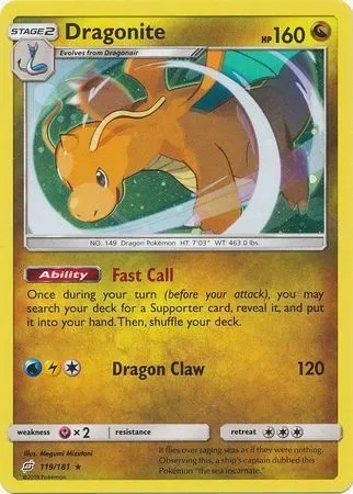 Dracolosse, carte Pokémon TDX 119 — extension Theme Deck & Blisters Exclusives