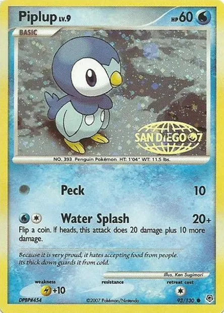 Piplup Lv.9, Pokémon card PR 093 — Assorted Promos set