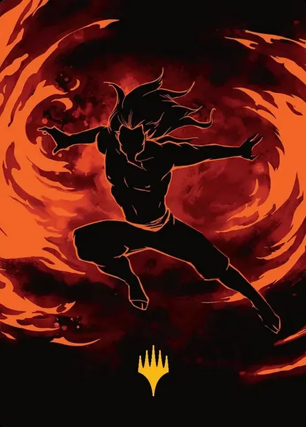 Ozai, the Phoenix King // Ozai, the Phoenix King, carte Magic ATLA 39 — extension Avatar: the Last Airbender Art Series