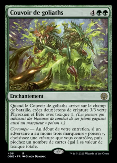 Couvoir de goliaths, carte Magic ONE 408 — extension Tous Phyrexians