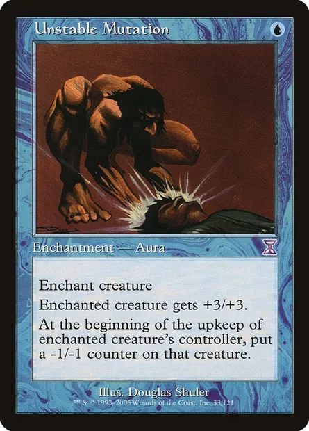 Unstable Mutation, Magic card TSB 33 — Time Spiral Timeshifted set