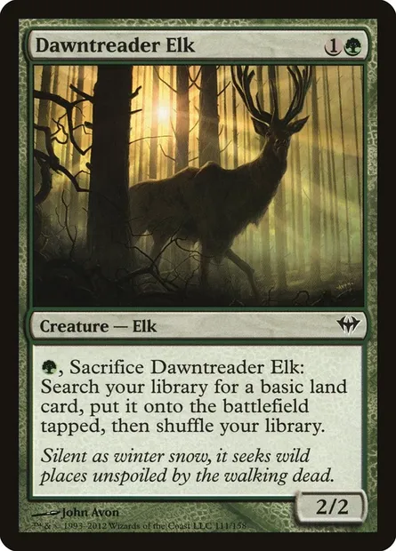Dawntreader Elk, Magic card DKA 111 — Dark Ascension set