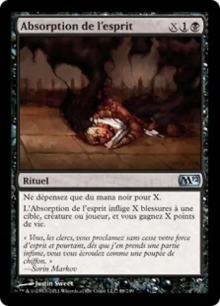 Absorption de l'esprit, carte Magic M12 88 — extension Magic 2012