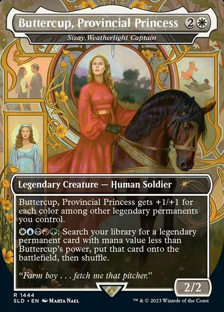 Sisay, Weatherlight Captain, Magic card SLD 1444 — Secret Lair Drop set