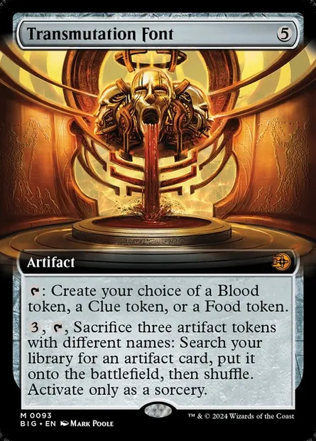 Transmutation Font, Magic card BIG 93 — The Big Score set