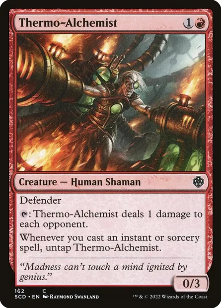 Thermo-Alchemist, Magic card SCD 162 — Starter Commander Decks set