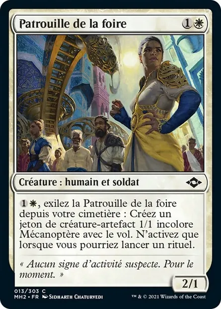 Patrouille de la foire, carte Magic MH2 13 — extension Horizons du Modern 2