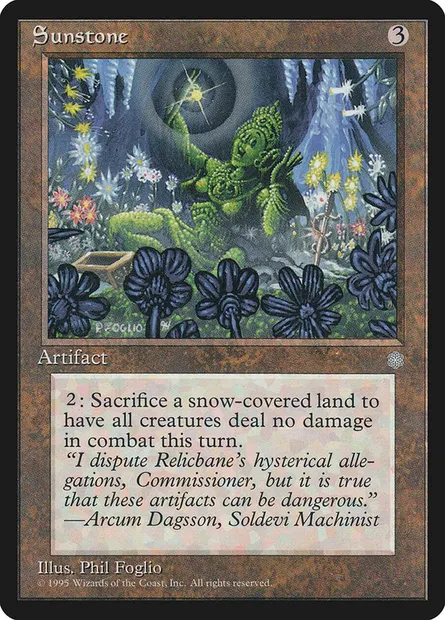 Sunstone, Magic card ICE 341 — Ice Age set