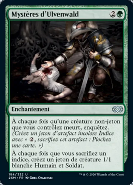 Mystères d'Ulvenwald, carte Magic 2XM 184 — extension Double Masters