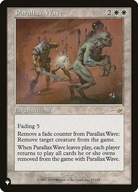Parallax Wave, Magic card PLST NEM-17 — The List set