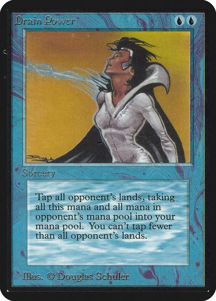 Drain Power, Magic card LEA 56 — Limited Edition Alpha set