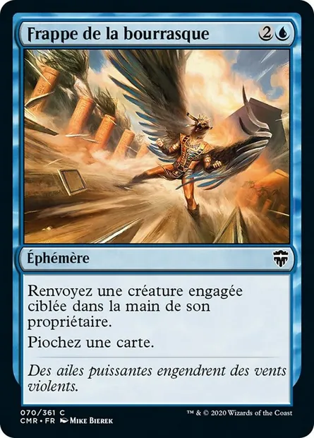 Frappe de la bourrasque, carte Magic CMR 70 — extension Commander Legends