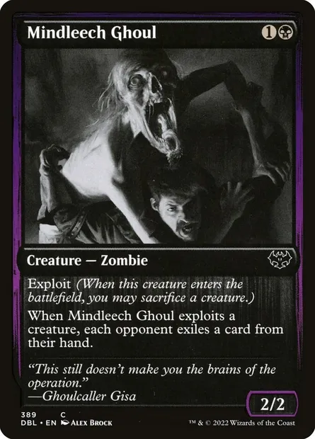 Goule sangsucéphale, carte Magic DBL 389 — extension Innistrad : Double Programme