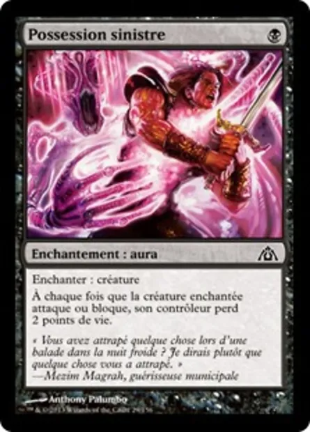 Possession sinistre, carte Magic DGM 29 — extension Le labyrinthe du dragon