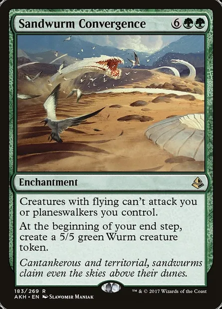 Sandwurm Convergence, Magic card AKH 183 — Amonkhet set