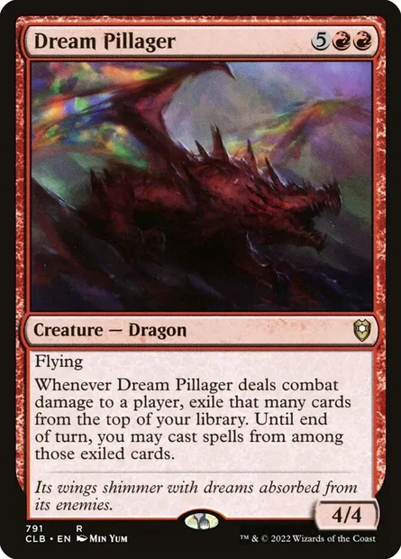 Dream Pillager, Magic card CLB 791 — Commander Legends: Battle for Baldur's Gate set