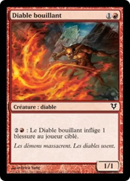 Diable bouillant, carte Magic AVR 155 — extension Avacyn ressuscitée