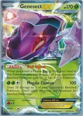Genesect ex, Pokémon card WCD14 011-2 — World Championship Decks 2014 set