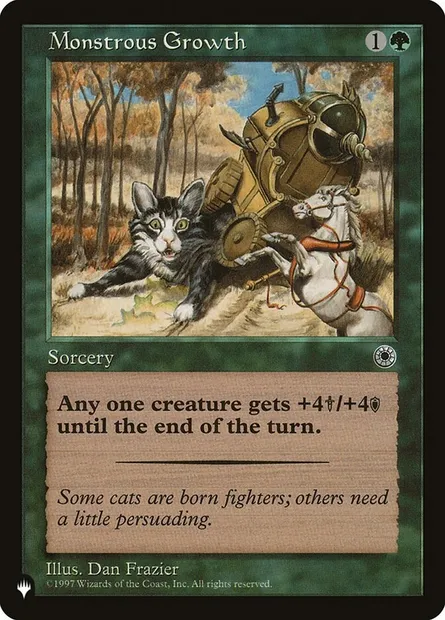 Croissance démesurée, carte Magic PLST POR-173 — extension The List