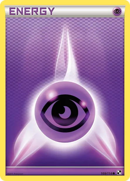 Psychic Energy, Pokémon card BLW 109 — Black & White set