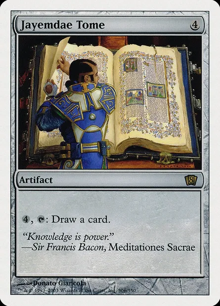 Jayemdae Tome, Magic card 8ED 306 — Eighth Edition set